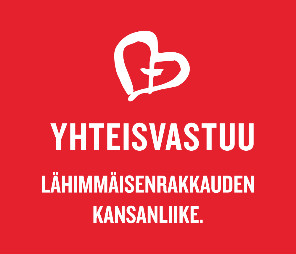 Yhteisvastuukeräyksen logo, punainen sydän